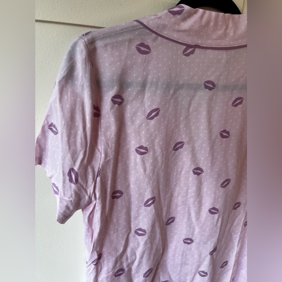 Splendid Women’s NWOT Pink Kiss Pajamas‎ Top Size XS - Picture 9 of 11
